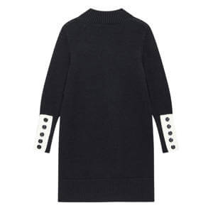Mint Velvet Black Knit Mini Dress